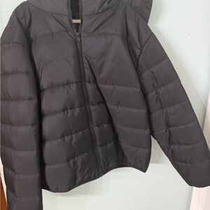 Wild Fable Charcoal Puffer Jacket with Hood